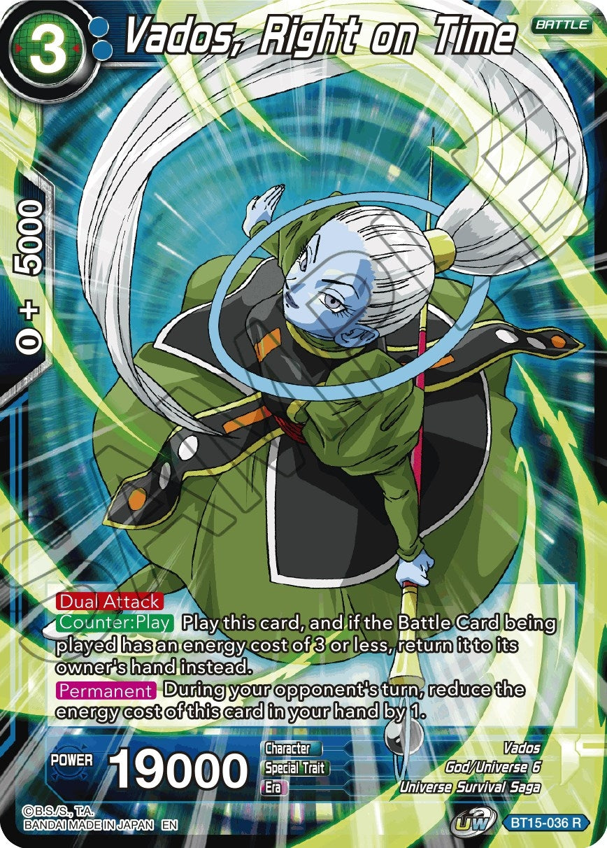 Image for Vados, Right on Time - Dragon Ball Super: Masters