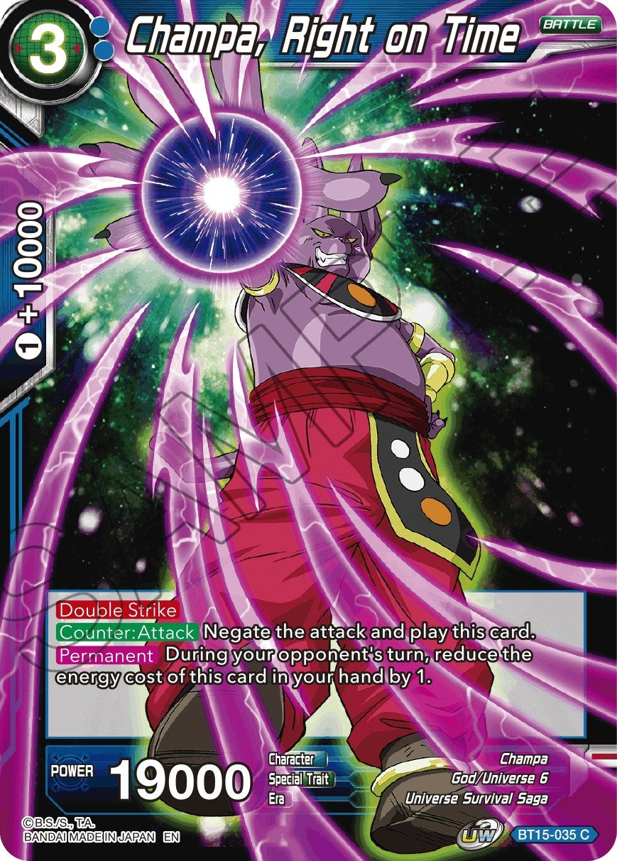 Image for Champa, Right on Time - Dragon Ball Super: Masters