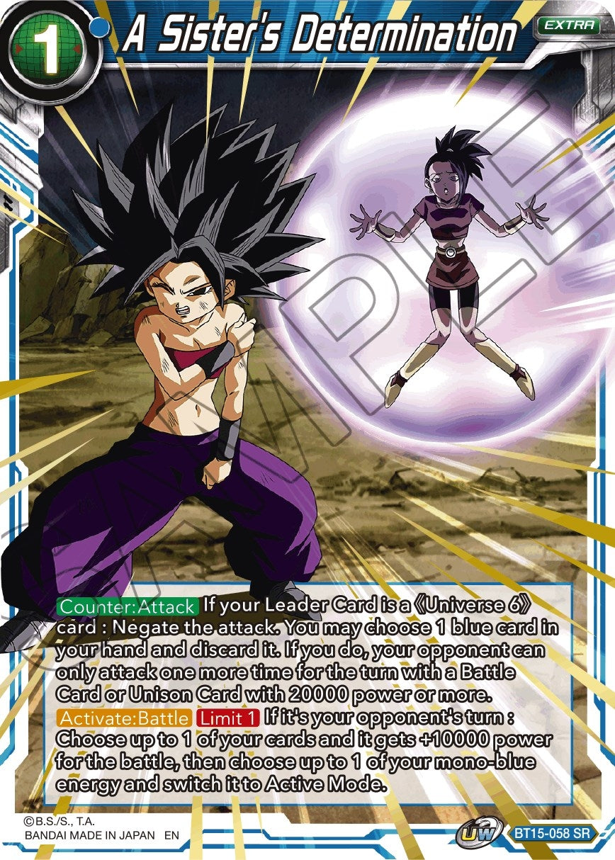Image for A Sister's Determination - Dragon Ball Super: Masters