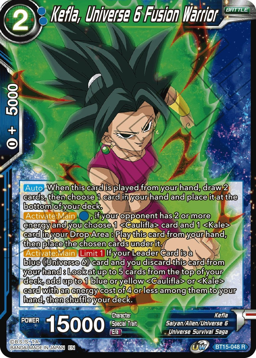 Image for Kefla, Universe 6 Fusion Warrior - Dragon Ball Super: Masters