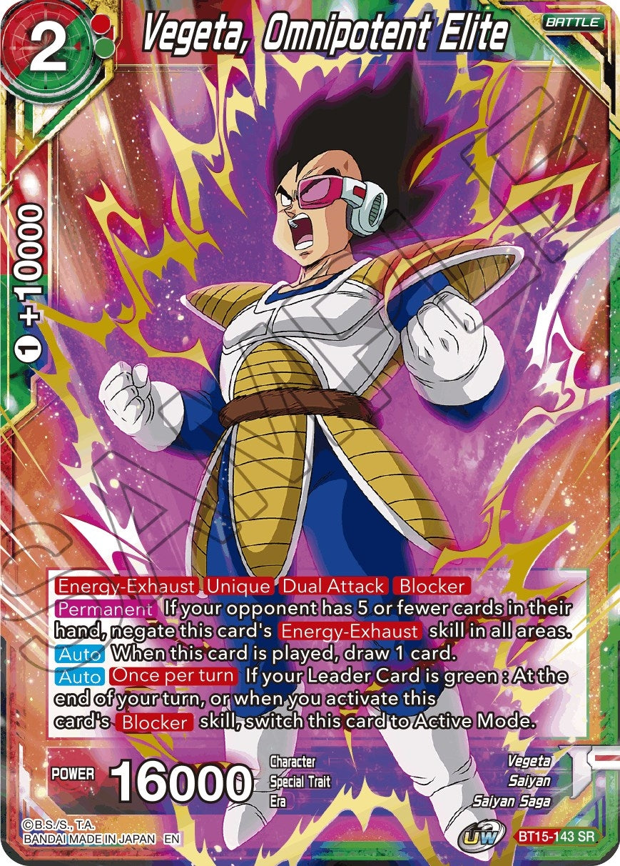 Image for Vegeta, Omnipotent Elite - Dragon Ball Super: Masters
