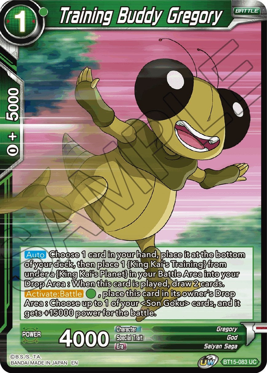 Image for Training Buddy Gregory - Dragon Ball Super: Masters