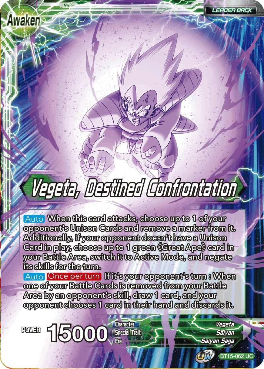 Image for Vegeta // Vegeta, Destined Confrontation - Dragon Ball Super: Masters