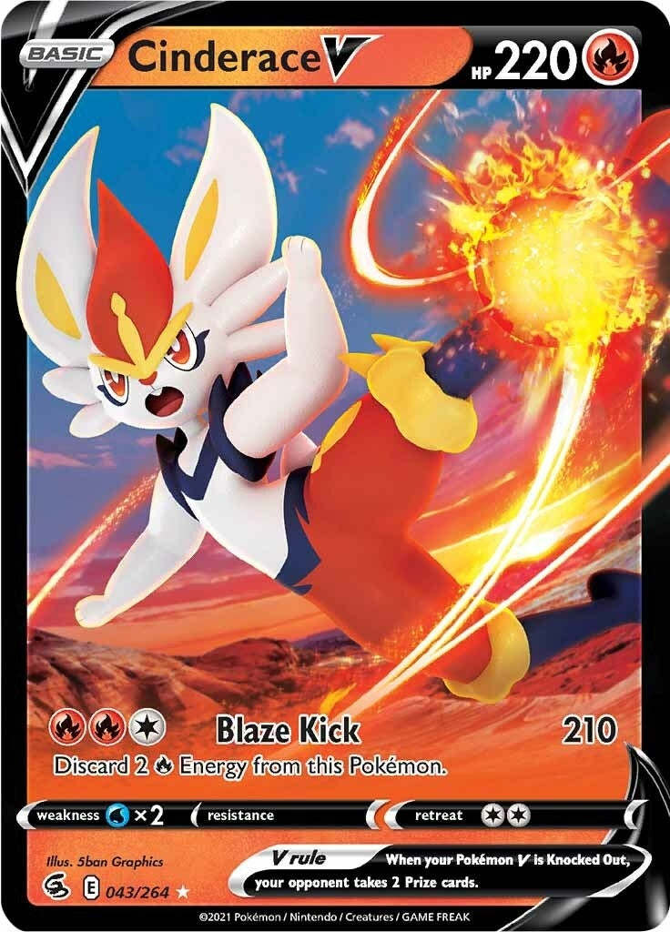Image for Cinderace V (43) - Pokemon