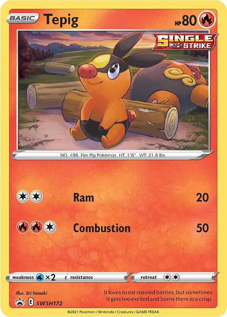 Image for Tepig - SWSH172 - Pokemon