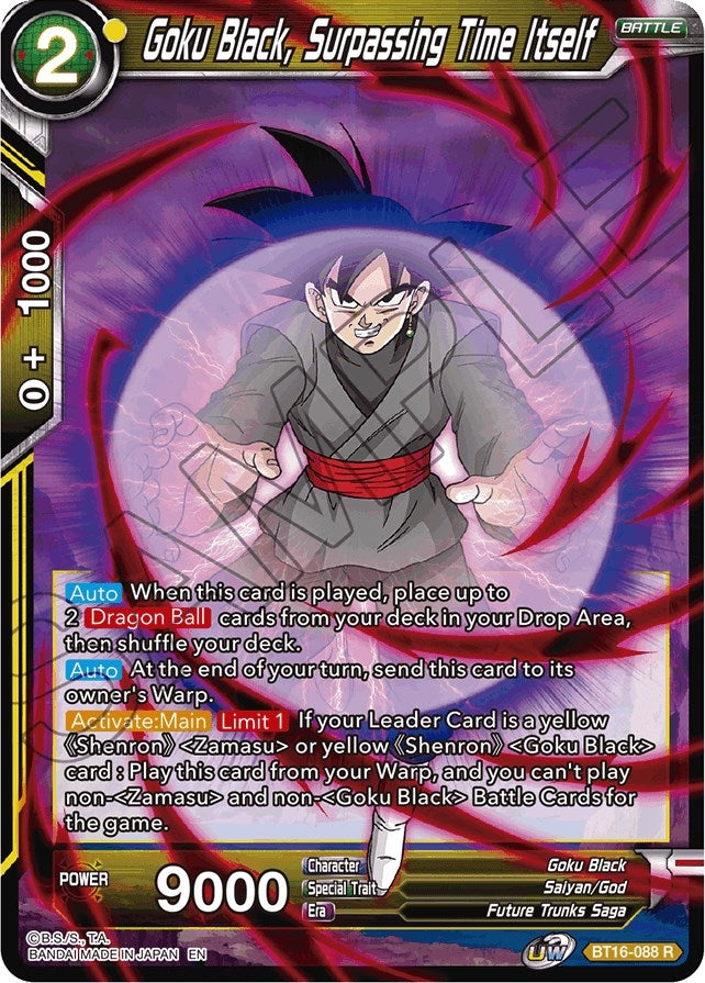 Image for Goku Black, Surpassing Time itself - Dragon Ball Super: Masters