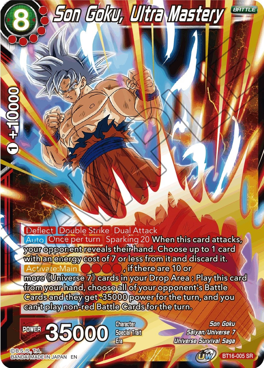 Image for Son Goku, Ultra Mastery - Dragon Ball Super: Masters