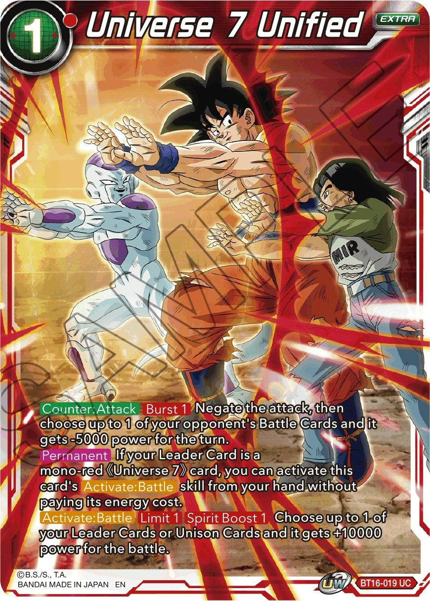 Image for Universe 7 Unified - Dragon Ball Super: Masters