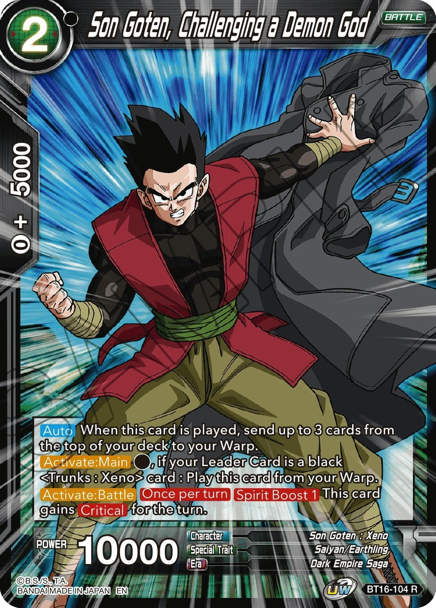 Image for Son Goten, Challenging a Demon God - Dragon Ball Super: Masters