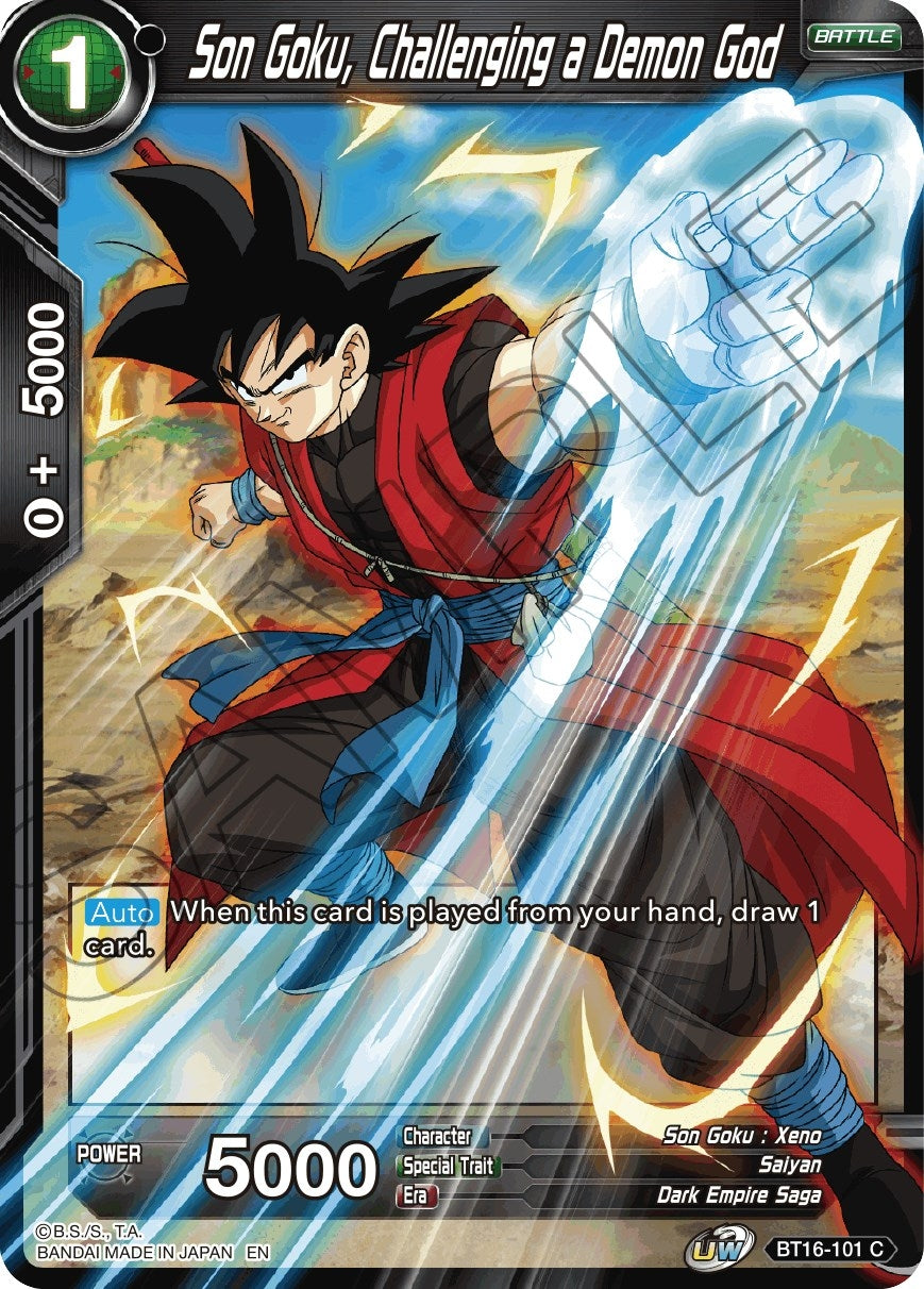 Image for Son Goku, Challenging a Demon God - Dragon Ball Super: Masters