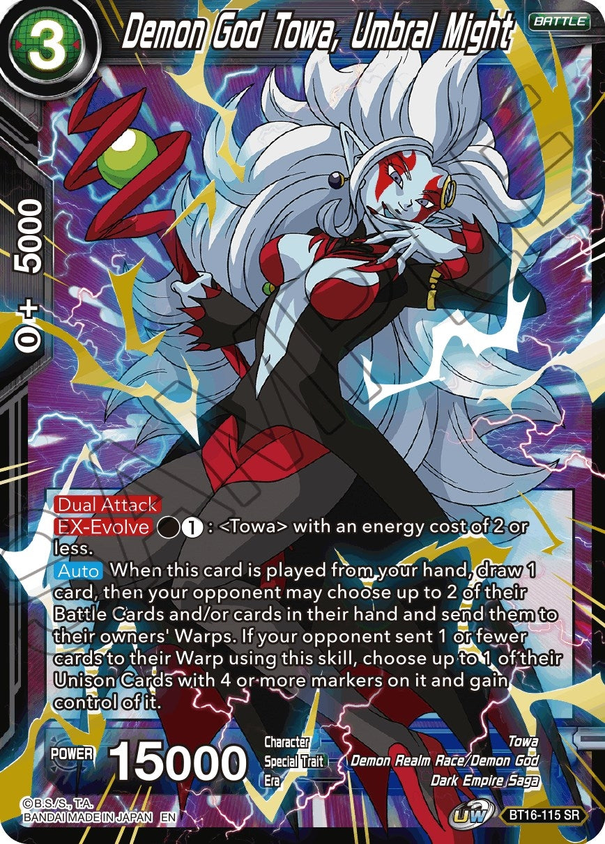Image for Demon God Towa, Umbral Might - Dragon Ball Super: Masters
