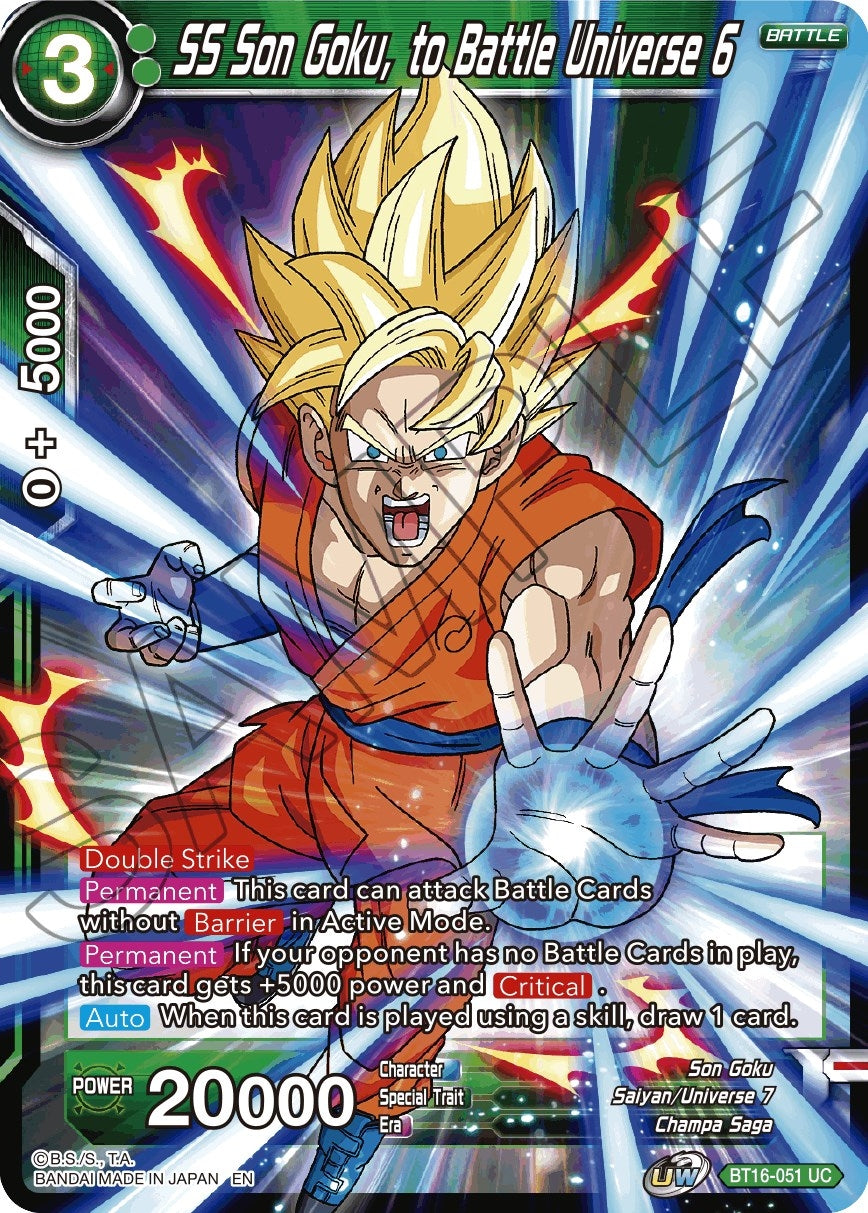 Image for SS Son Goku, to Battle Universe 6 - Dragon Ball Super: Masters