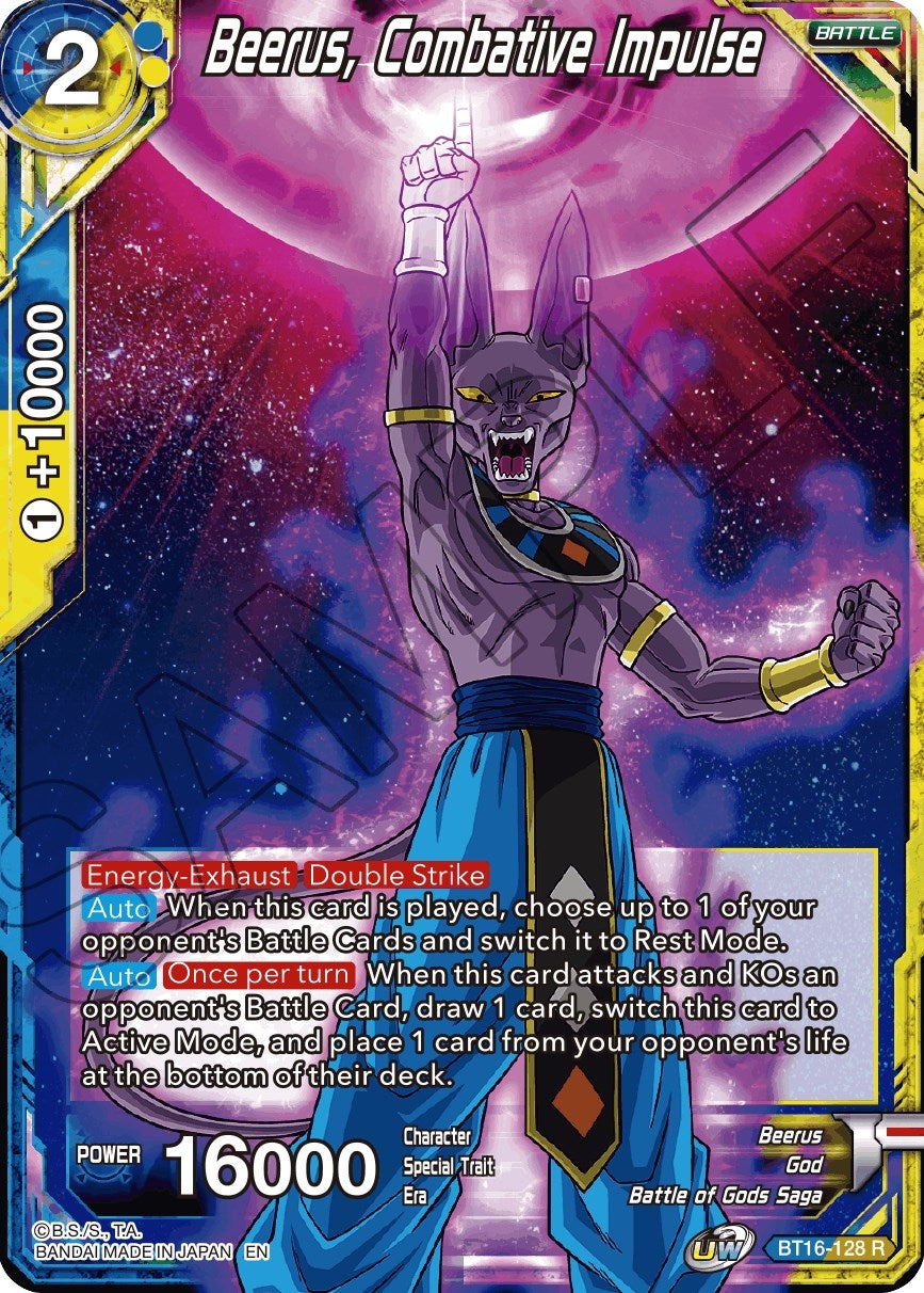 Image for Beerus, Combative Impulse - Dragon Ball Super: Masters