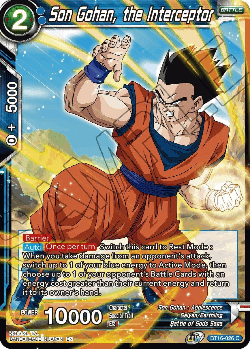 Image for Son Gohan, the Interceptor - Dragon Ball Super: Masters