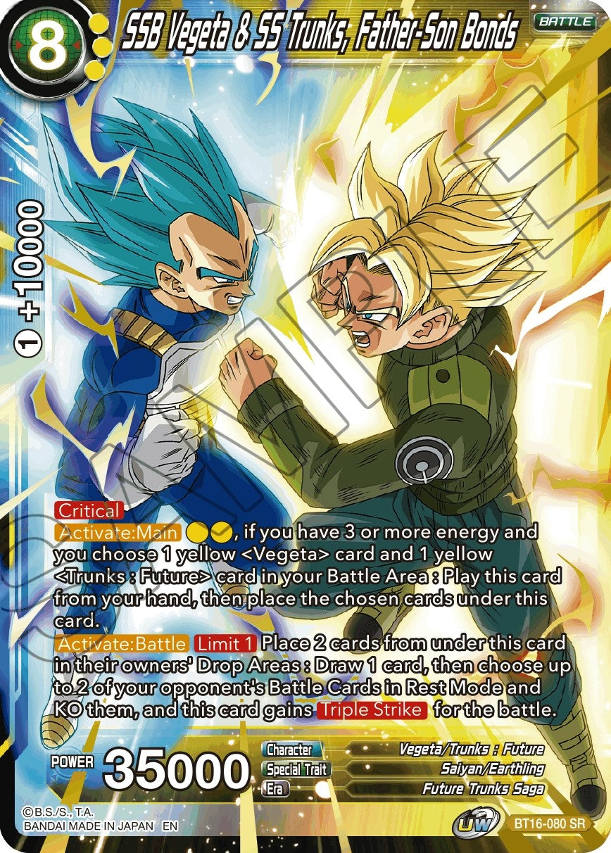 Image for SSB Vegeta & SS Trunks, Father-Son Bonds - Dragon Ball Super: Masters