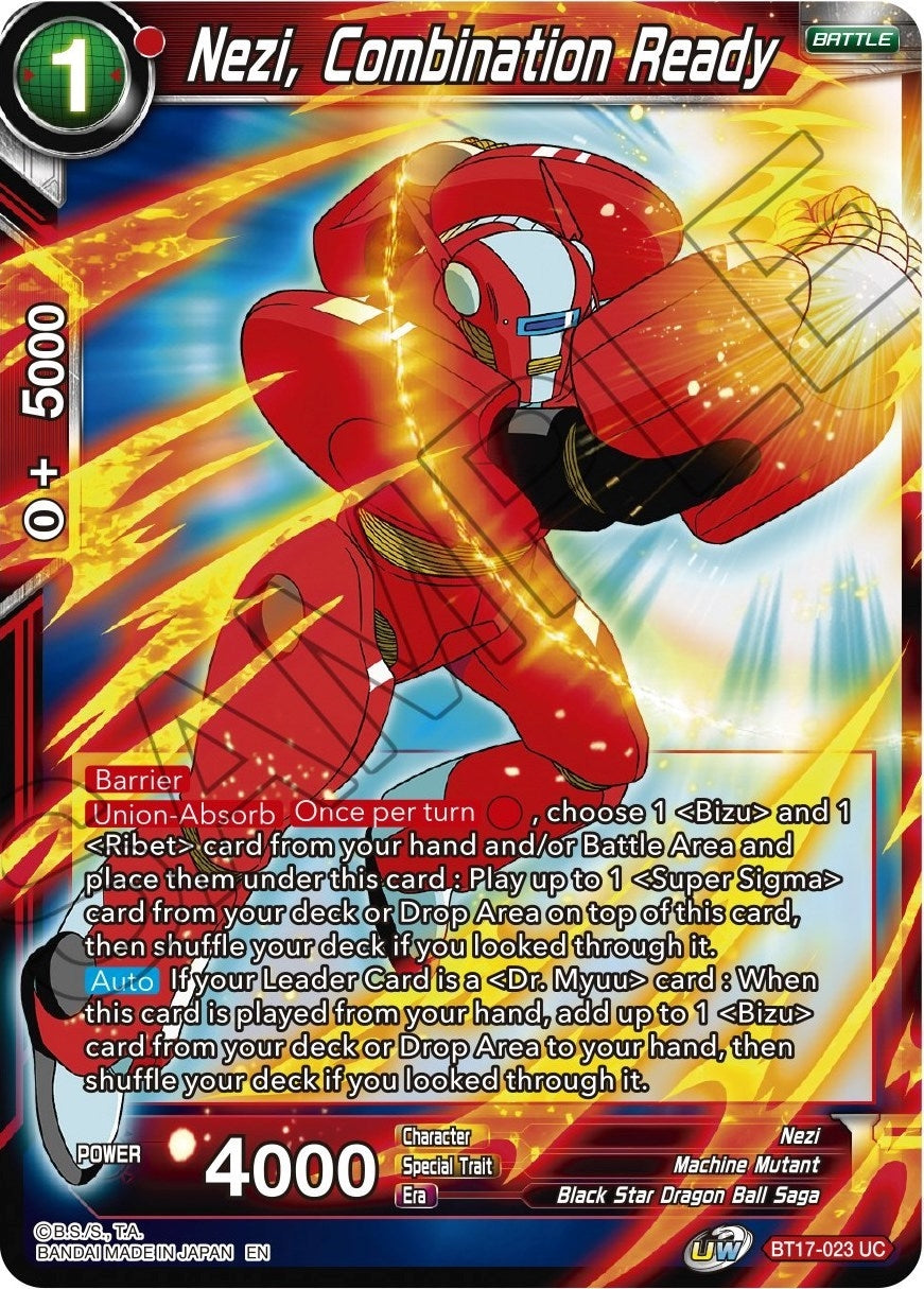 Image for Nezi, Combination Ready - Dragon Ball Super: Masters
