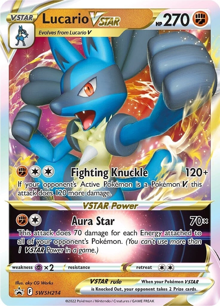 Image for Lucario VSTAR - SWSH214 - Pokemon