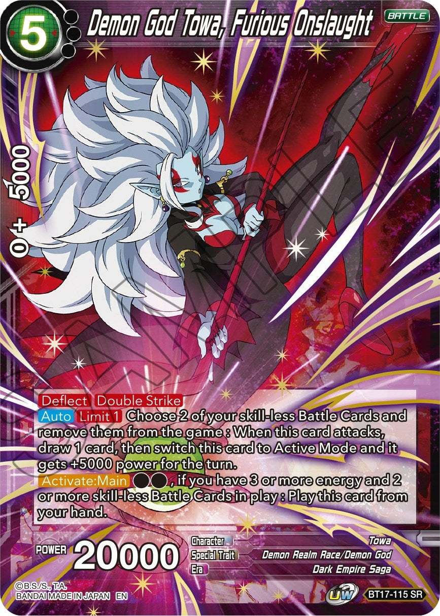 Image for Demon God Towa, Furious Onslaught - Dragon Ball Super: Masters
