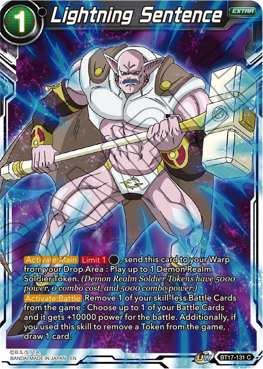 Image for Lightning Sentence - Dragon Ball Super: Masters
