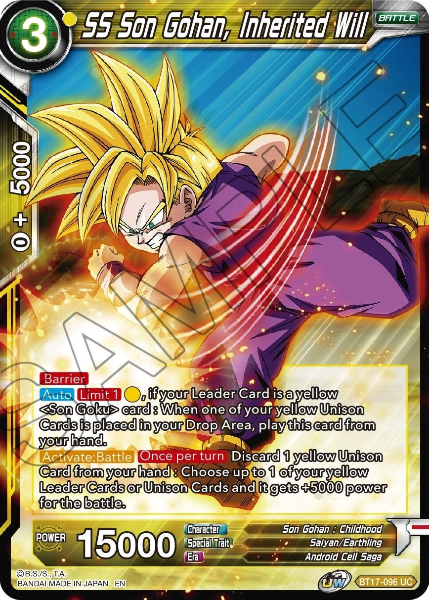 Image for SS Son Gohan, Inherited Will - Dragon Ball Super: Masters