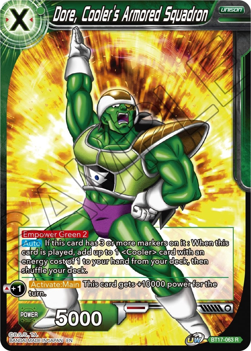 Image for Dore, Cooler's Armored Squadron - Dragon Ball Super: Masters
