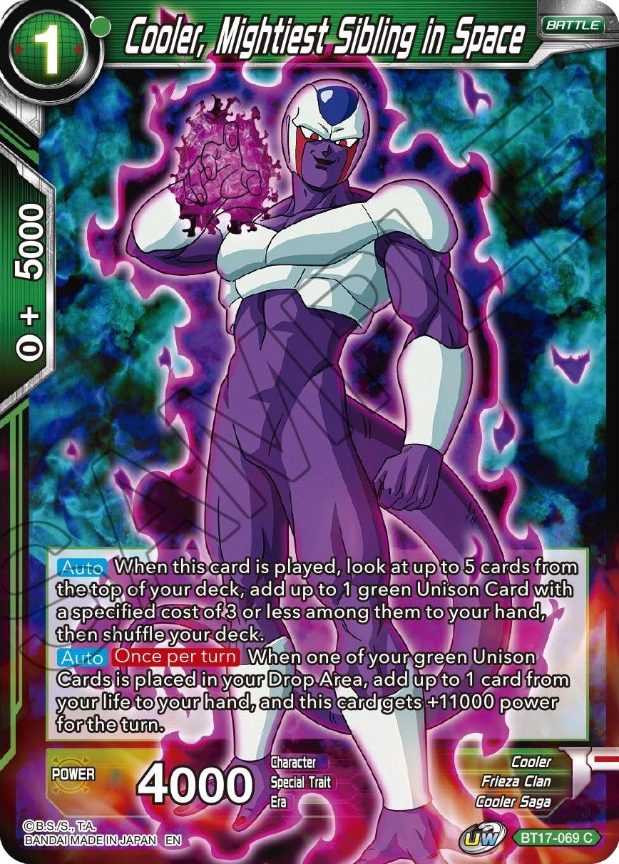 Image for Cooler, Mightiest Sibling in Space - Dragon Ball Super: Masters