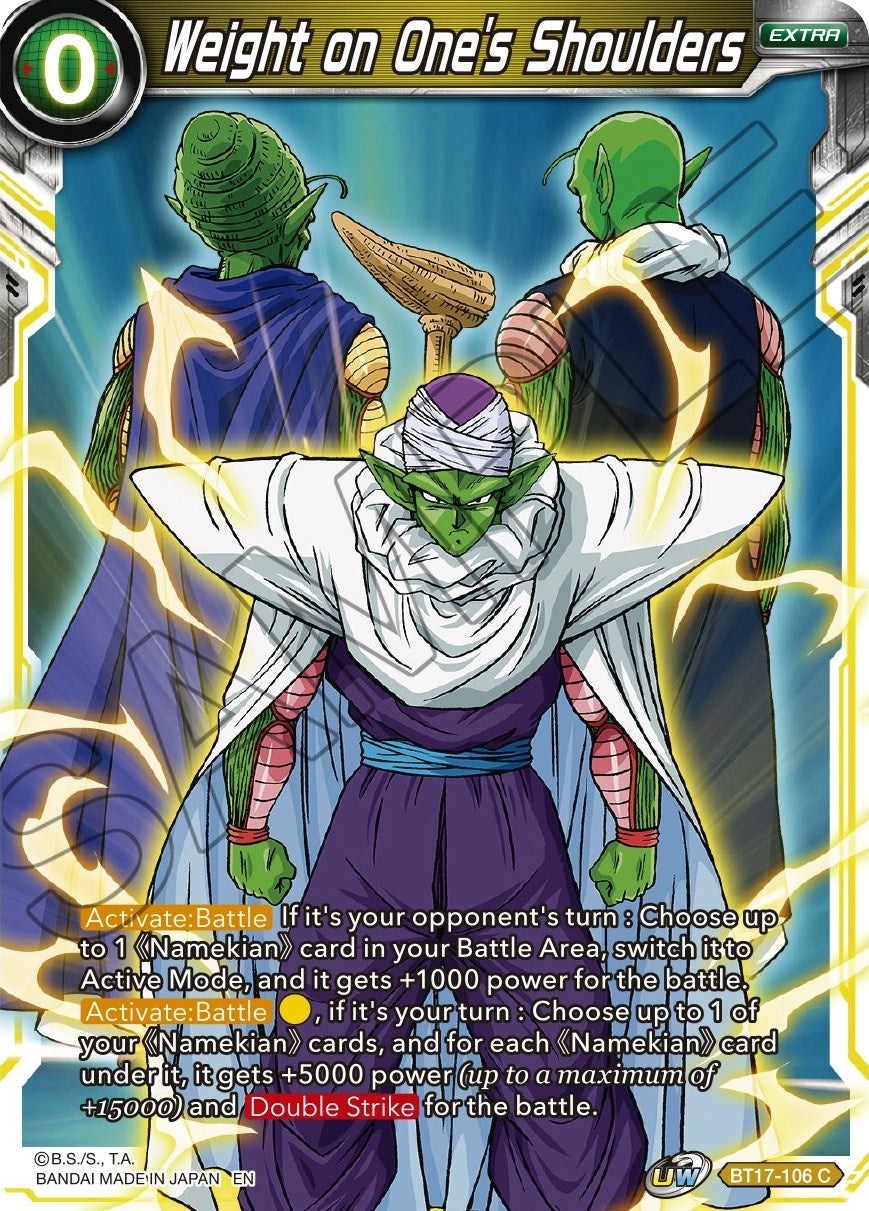 Image for Weight on One's Shoulders - Dragon Ball Super: Masters
