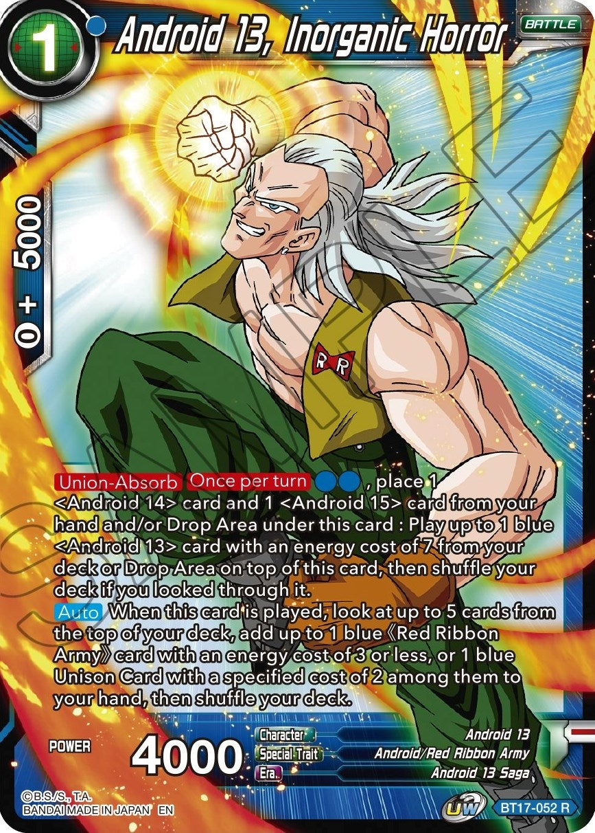 Image for Android 13, Inorganic Horror - Dragon Ball Super: Masters