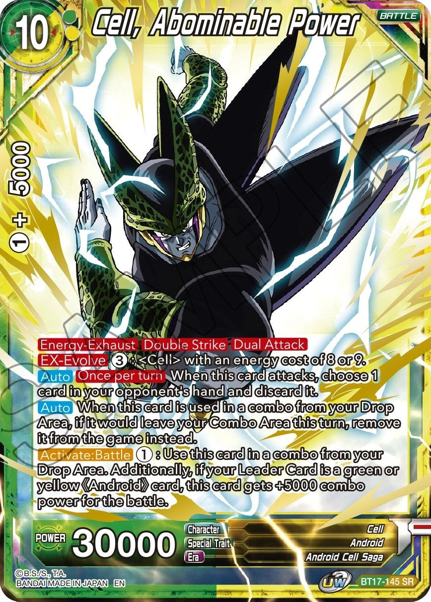 Image for Cell, Abominable Power - Dragon Ball Super: Masters