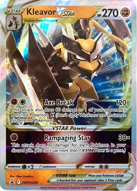 Image for Kleavor VSTAR - SWSH249 - Pokemon