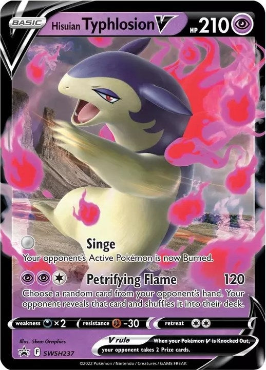 Image for Hisuian Typhlosion V - SWSH237 - Pokemon