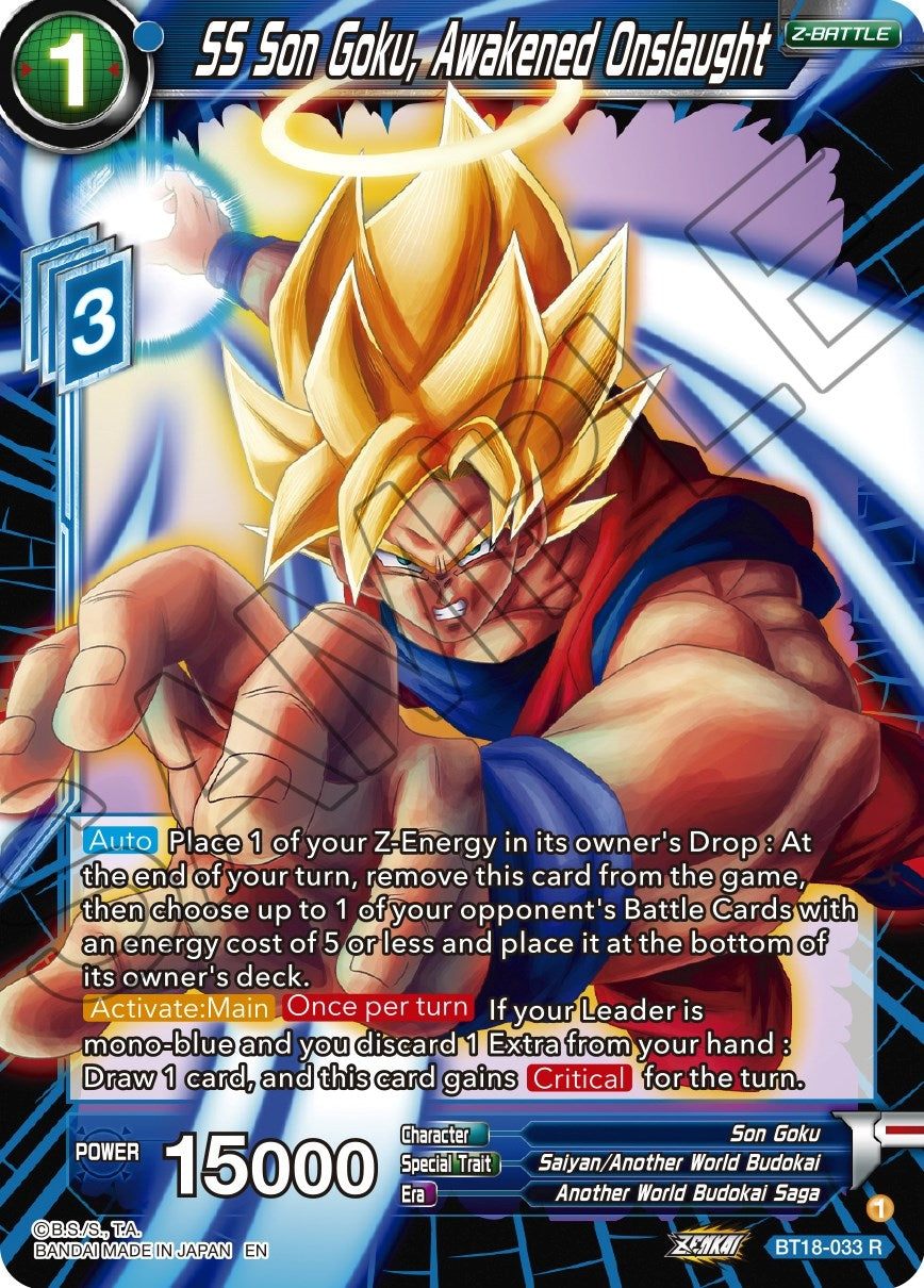 Image for SS Son Goku, Awakened Onslaught - Dragon Ball Super: Masters