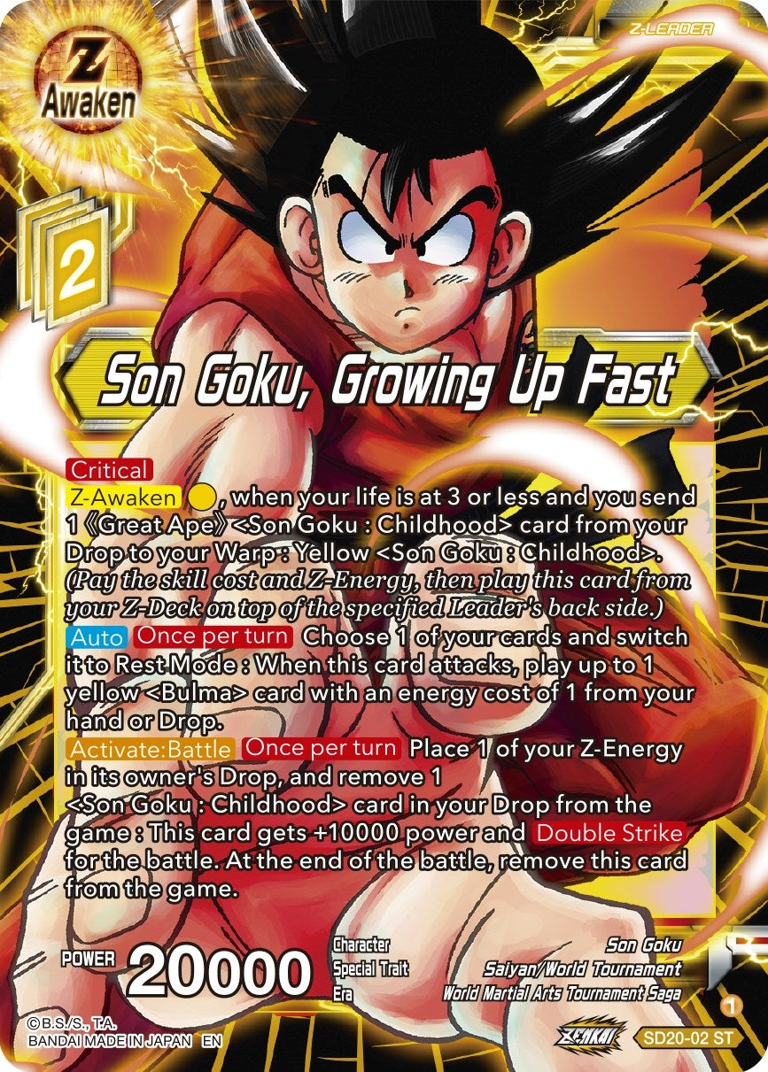 Image for Son Goku, Growing Up Fast (Silver Foil) - Dragon Ball Super: Masters