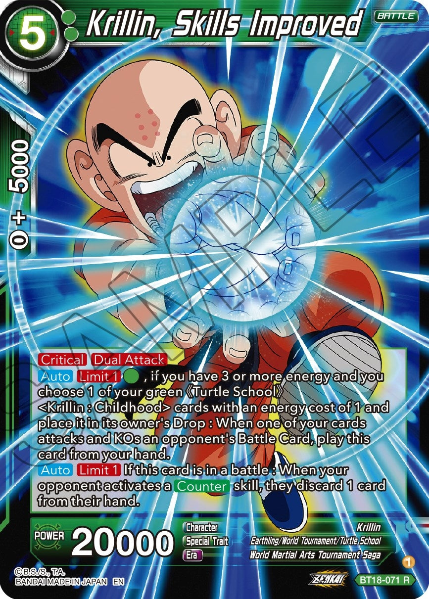 Image for Krillin, Skills Improved - Dragon Ball Super: Masters