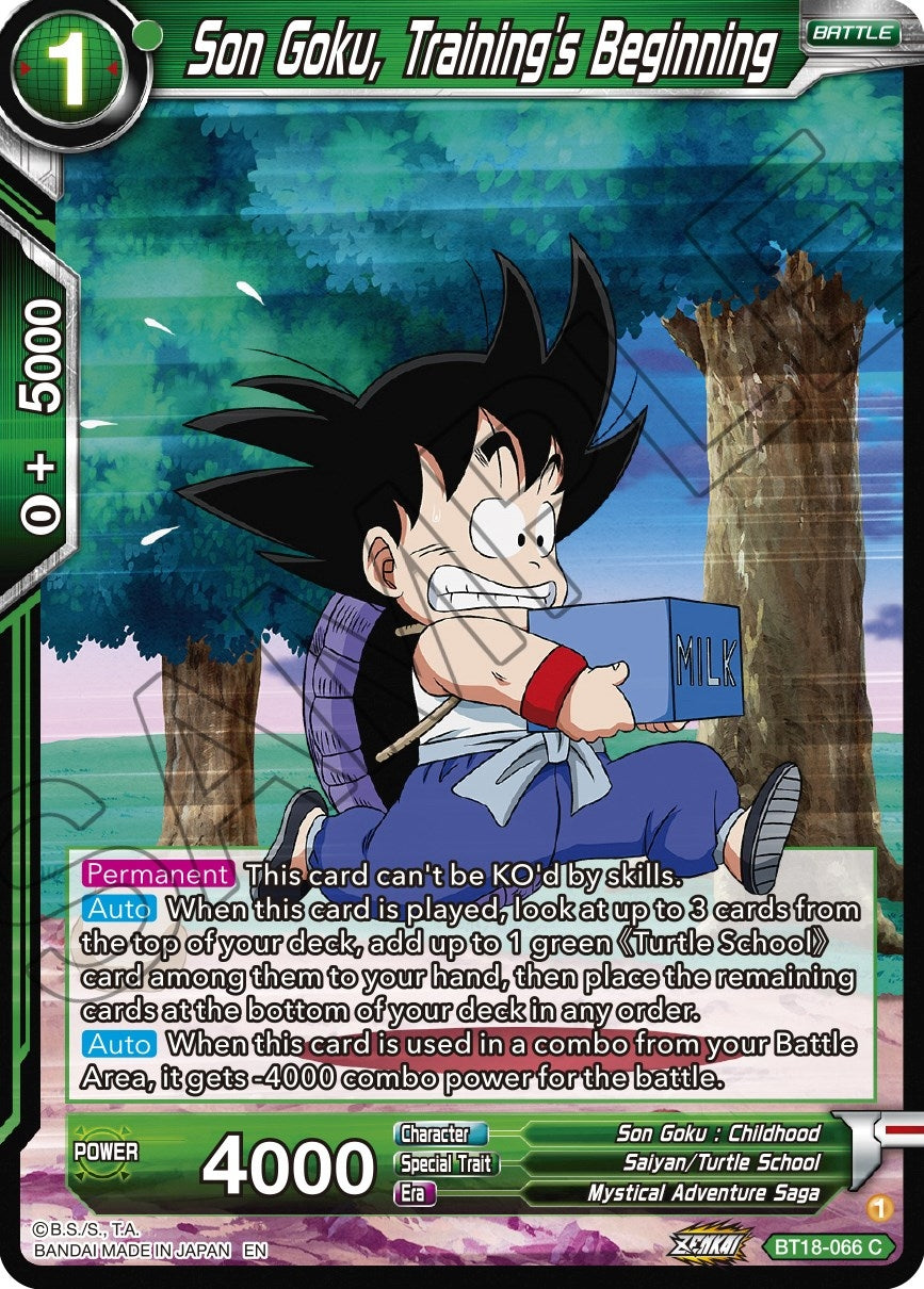 Image for Son Goku, Training's Beginning - Dragon Ball Super: Masters