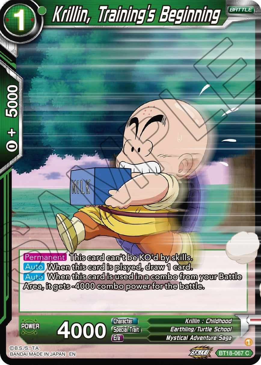 Image for Krillin, Training's Beginning - Dragon Ball Super: Masters