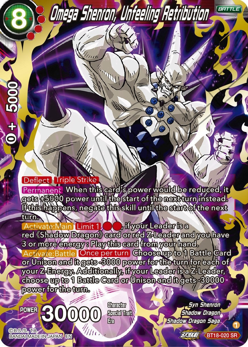 Image for Omega Shenron, Unfeeling Retribution - Dragon Ball Super: Masters
