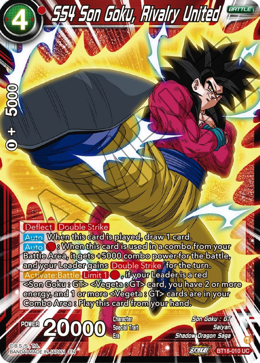 Image for SS4 Son Goku, Rivalry United - Dragon Ball Super: Masters