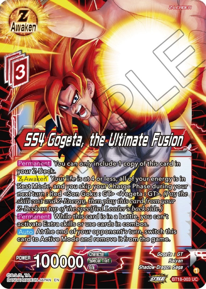 Image for SS4 Gogeta, the Ultimate Fusion - Dragon Ball Super: Masters