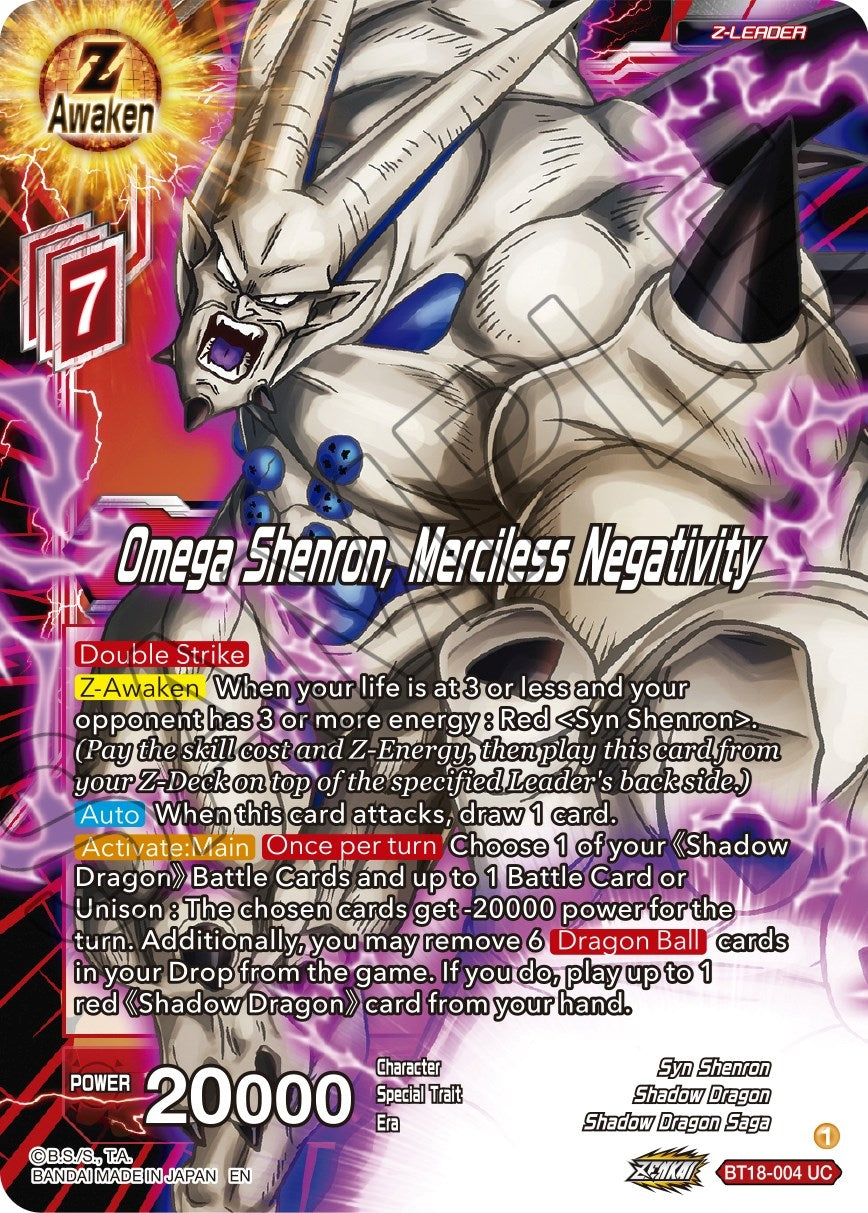 Image for Omega Shenron, Merciless Negativity - Dragon Ball Super: Masters