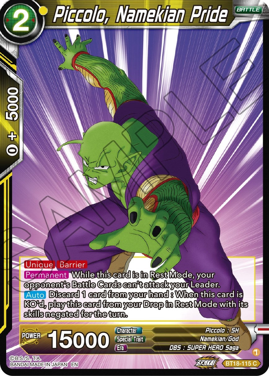 Image for Piccolo, Namekian Pride - Dragon Ball Super: Masters