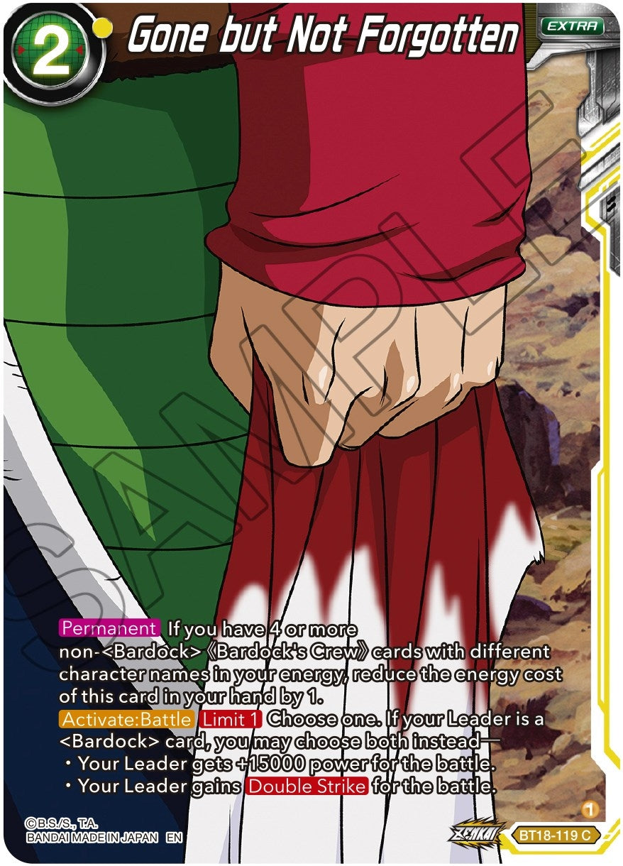 Image for Gone but Not Forgotten - Dragon Ball Super: Masters