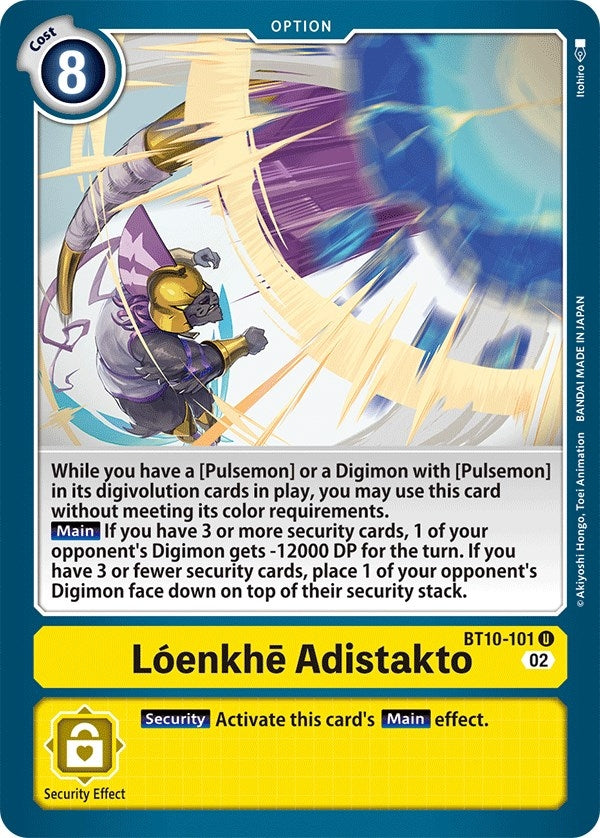 Image for Loenkhe Adistakto - Digimon Card Game