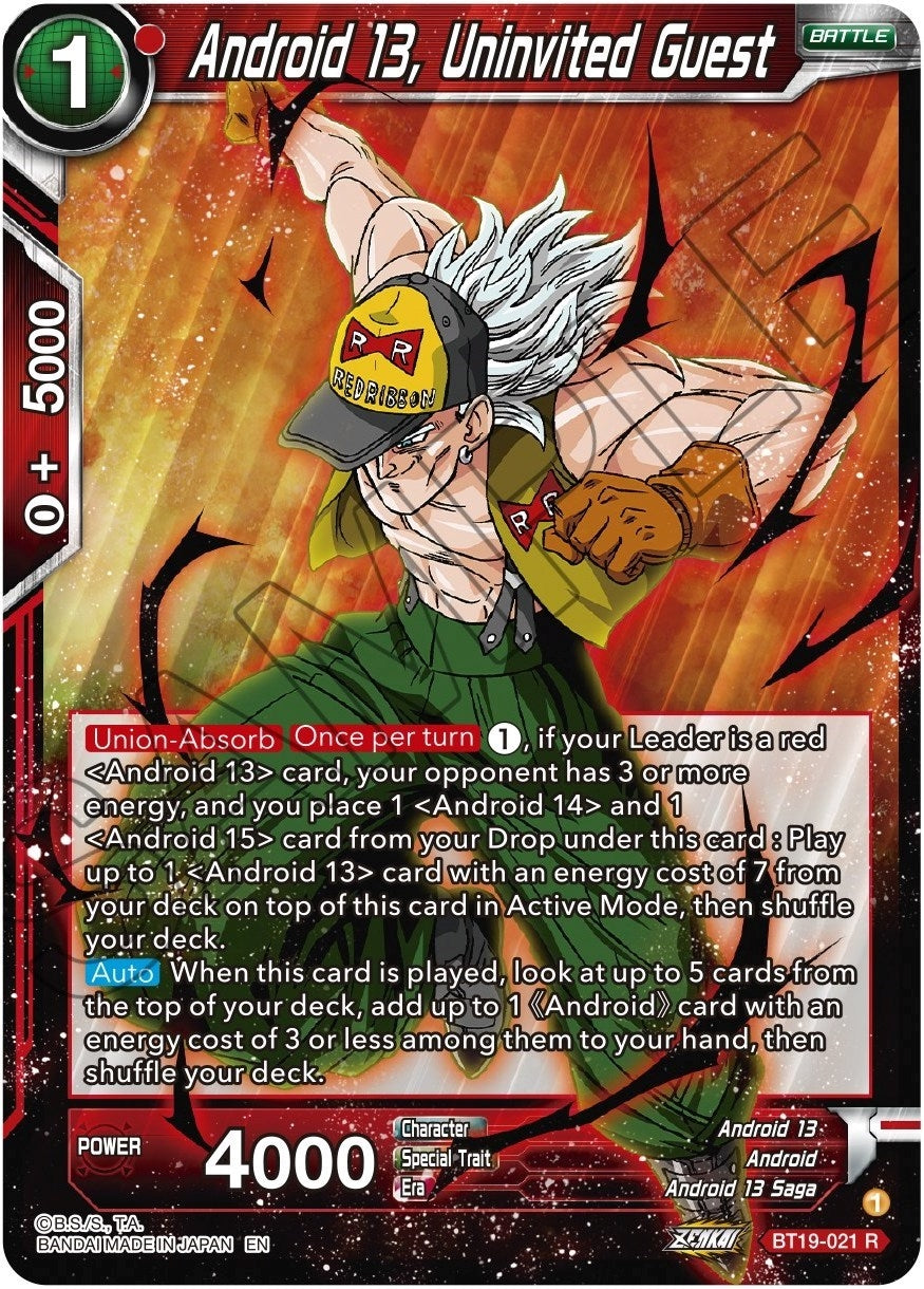 Image for Android 13, Uninvited Guest - Dragon Ball Super: Masters