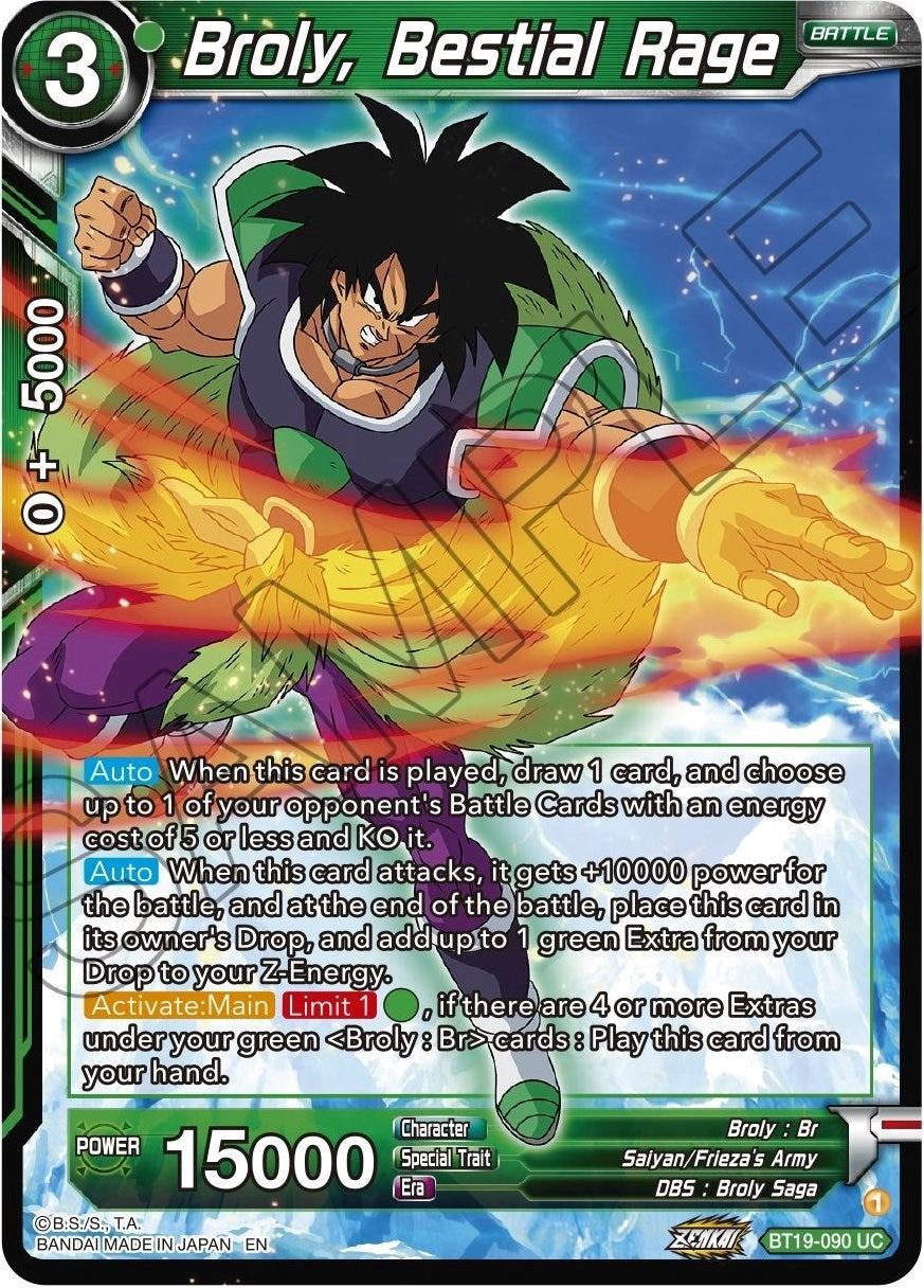 Image for Broly, Bestial Rage - Dragon Ball Super: Masters