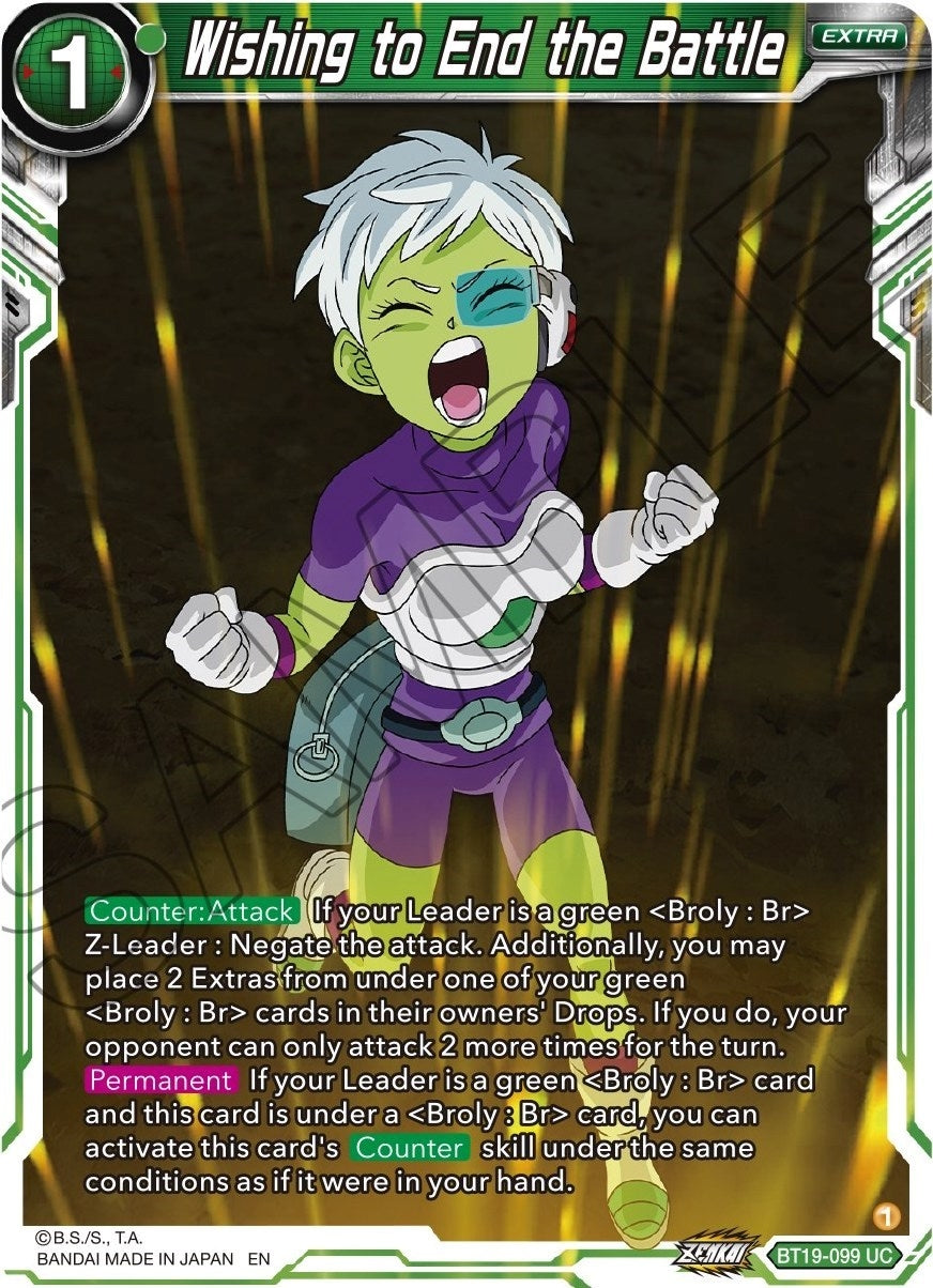 Image for Wishing to End the Battle - Dragon Ball Super: Masters