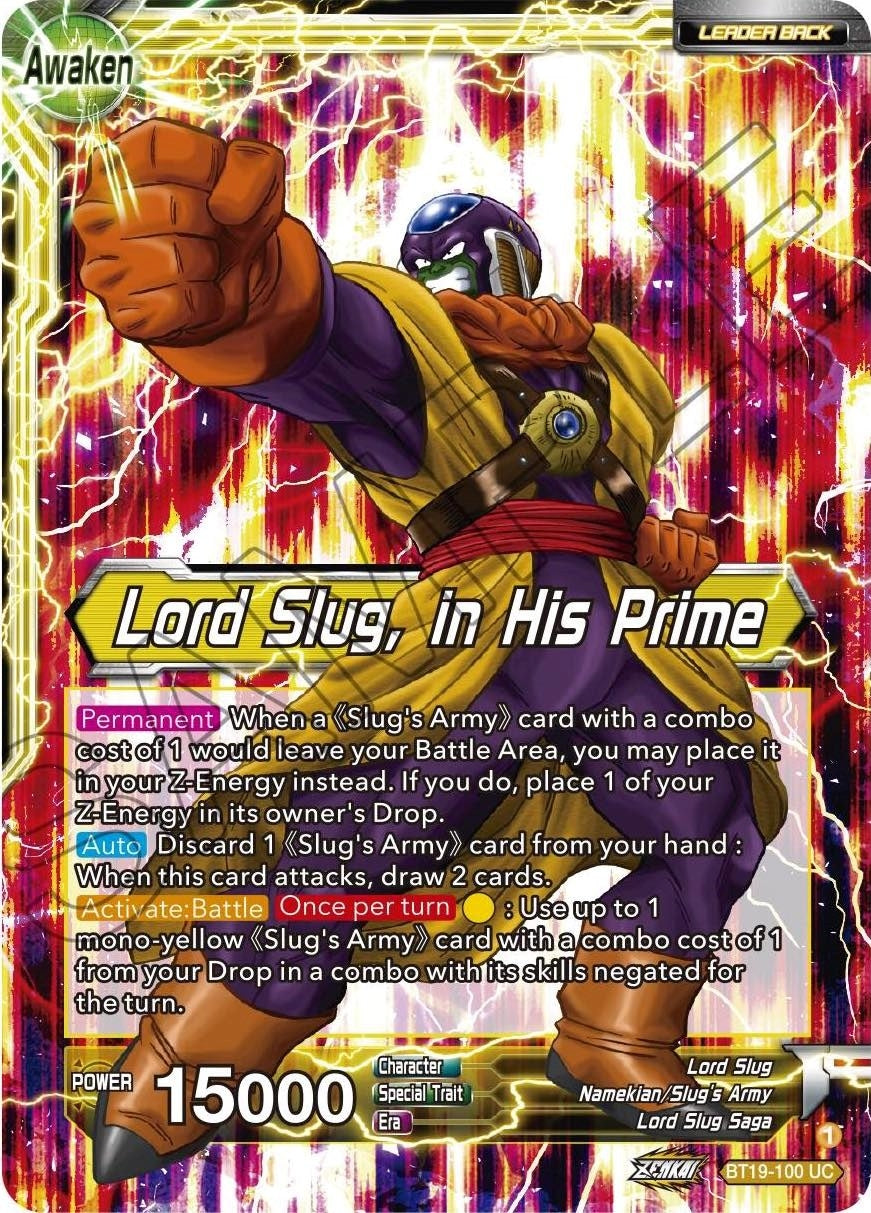 Image for Lord Slug // Lord Slug, in His Prime - Dragon Ball Super: Masters