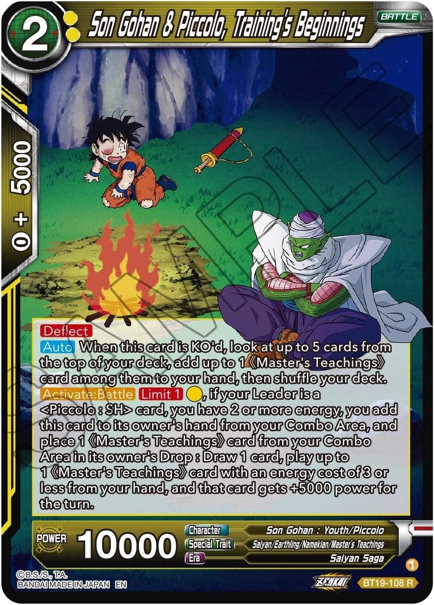 Image for Son Gohan & Piccolo, Training's Beginnings - Dragon Ball Super: Masters