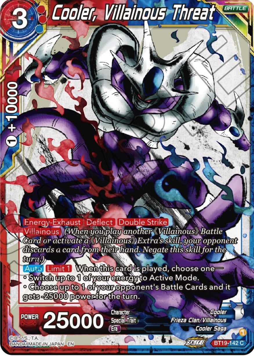 Image for Cooler, Villainous Threat - Dragon Ball Super: Masters
