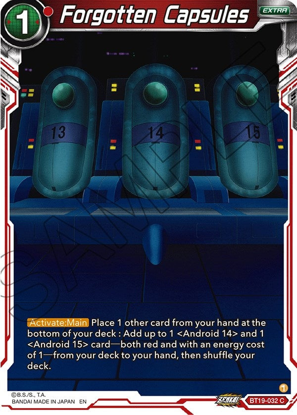 Image for Forgotten Capsules - Dragon Ball Super: Masters